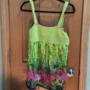 Cotton floral top RARE